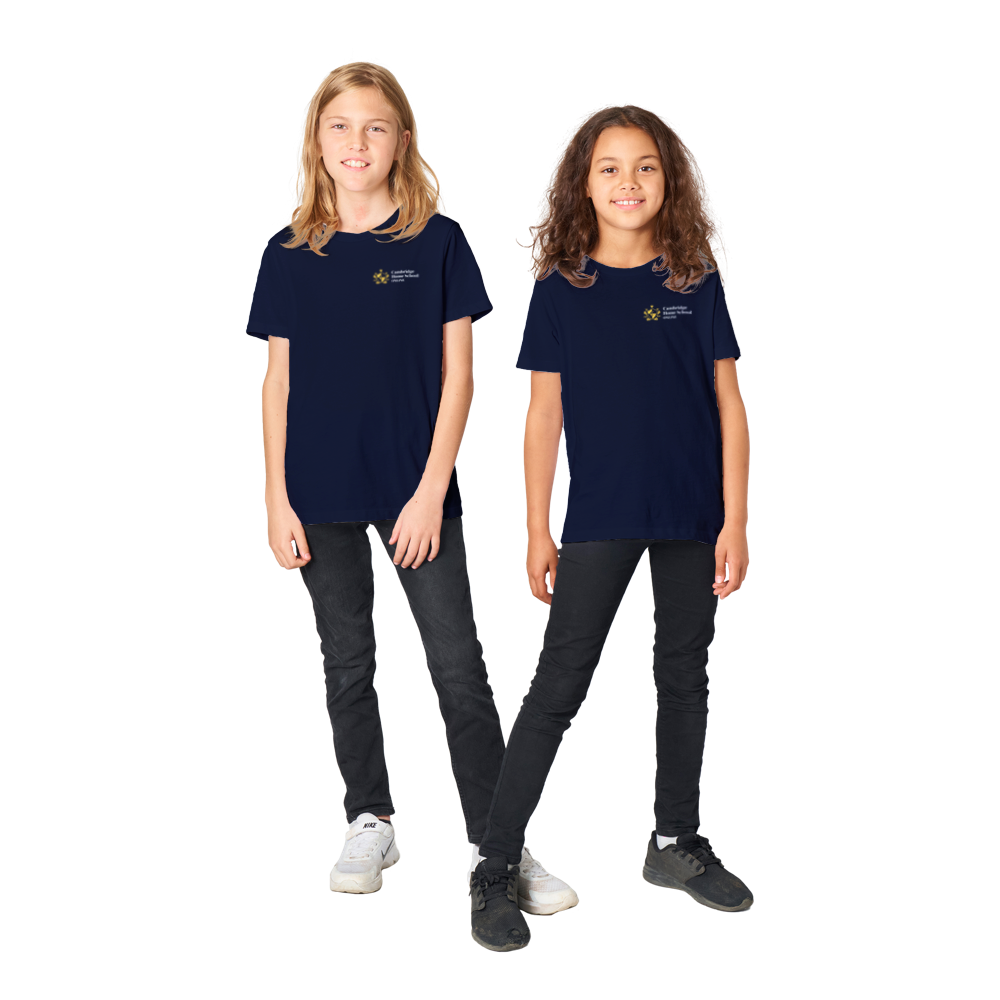 CHS Organic Kids Crewneck T-shirt Navy
