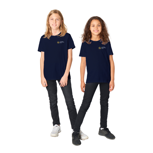 CHS Organic Kids Crewneck T-shirt Navy