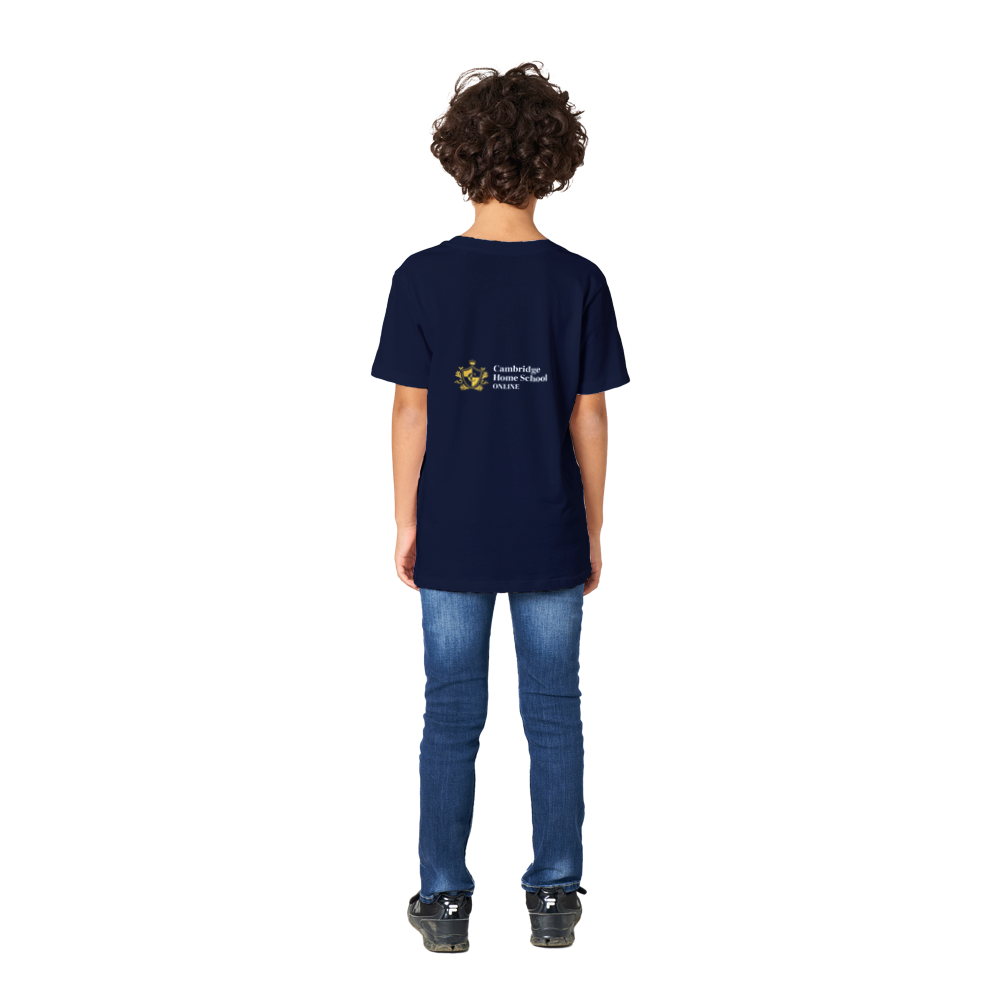 CHS Organic Kids Crewneck T-shirt Navy